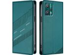 Custodia Per Realme 9 5G/Realme 9 Pro 5G, Custodia A Portafoglio In Finto Cuoio Con Slot Per Carte E Funzione Stand GrüN