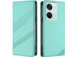 Custodia Per Oneplus Ace 2V / Nord 3, Custodia A Portafoglio In Finto Cuoio Con Slot Per Schede E Funzione Stand TüRkis