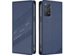 Custodia Per Xiaomi Redmi Note 11 Pro 5G/4G/Note 12 Pro 4G, Custodia A Portafoglio In Finto Cuoio Con Slot Per Schede E Funzione Stand Blau