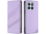 Custodia Per Honor X8B, Custodia A Portafoglio In Finto Cuoio Con Slot Per Carte E Funzione Stand Violett