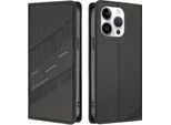 Custodia Per Iphone 13 Pro, Custodia A Portafoglio In Finto Cuoio Con Slot Per Carte E Funzione Stand Schwarz
