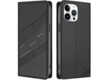 Custodia Per Iphone 13 Pro Max, Custodia A Portafoglio In Finto Cuoio Con Slot Per Carte E Funzione Stand Schwarz