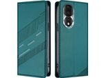 Custodia Per Honor 80, Custodia A Portafoglio In Finto Cuoio Con Slot Per Carte E Funzione Stand GrüN