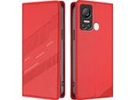 Custodia Per Itel S18/Itel Vision 5, Custodia A Portafoglio In Finto Cuoio Con Slot Per Schede E Funzione Stand Rot