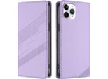 Custodia Per Iphone 11 Pro, Custodia A Portafoglio In Finto Cuoio Con Slot Per Carte E Funzione Stand Violett