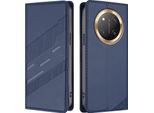 Custodia Per Honor X9C / Magic 7 Lite, Custodia A Portafoglio In Finto Cuoio Con Slot Per Carte E Funzione Stand Blau