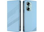 Custodia Per Honor 60, Custodia A Portafoglio In Finto Cuoio Con Slot Per Carte E Funzione Stand Hellblau