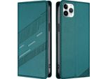 Custodia Per Iphone 11 Pro Max, Custodia A Portafoglio In Finto Cuoio Con Slot Per Carte E Funzione Stand GrüN