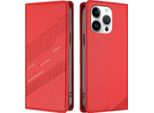 Custodia Per Iphone 13 Pro, Custodia A Portafoglio In Finto Cuoio Con Slot Per Schede E Funzione Stand Rot