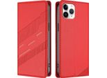 Custodia Per Iphone 11 Pro, Custodia A Portafoglio In Finto Cuoio Con Slot Per Schede E Funzione Stand Rot