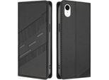 Custodia Per Iphone Xr, Custodia A Portafoglio In Finto Cuoio Con Slot Per Schede E Funzione Stand Schwarz