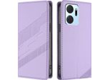 Custodia Per Honor X7A, Custodia A Portafoglio In Finto Cuoio Con Slot Per Carte E Funzione Stand Violett