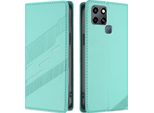 Custodia Per Infinix Smart 6/Smart 6 Plus/Smart 6 Hd, Custodia A Portafoglio In Finto Cuoio Con Slot Per Carte E Funzione Stand TüRkis
