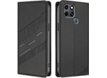Custodia Per Infinix Smart 6/Smart 6 Plus/Smart 6 Hd, Custodia A Portafoglio In Finto Cuoio Con Slot Per Carte E Funzione Stand Schwarz