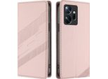 Custodia Per Infinix Zero 20, Custodia A Portafoglio In Finto Cuoio Con Slot Per Carte E Funzione Stand Rosa