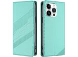 Custodia Per Iphone 13 Pro, Custodia A Portafoglio In Finto Cuoio Con Slot Per Carte E Funzione Stand TüRkis