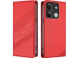 Custodia Per Infinix Smart 7 Hd/Smart 7 Plus, Custodia A Portafoglio In Finto Cuoio Con Slot Per Schede E Funzione Stand Rot