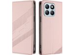 Custodia Per Honor X8B, Custodia A Portafoglio In Finto Cuoio Con Slot Per Carte E Funzione Stand Rosa