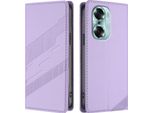 Custodia Per Honor 60, Custodia A Portafoglio In Finto Cuoio Con Slot Per Carte E Funzione Stand Violett