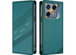 Custodia Per Infinix Gt 20 Pro, Custodia A Portafoglio In Finto Cuoio Con Slot Per Carte E Funzione Stand GrüN