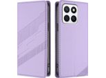 Custodia Per Honor X8C, Custodia A Portafoglio In Finto Cuoio Con Slot Per Carte E Funzione Stand Violett