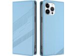 Custodia Per Iphone 13 Pro Max, Custodia A Portafoglio In Finto Cuoio Con Slot Per Carte E Funzione Stand Hellblau