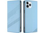 Custodia Per Iphone 11 Pro, Custodia A Portafoglio In Finto Cuoio Con Slot Per Carte E Funzione Stand Hellblau