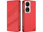 Custodia Per Honor X7B 4G/Honor X7B 5G/Honor 90 Smart, Custodia A Portafoglio In Finto Cuoio Con Slot Per Schede E Funzione Stand Rot