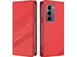 Custodia Per Infinix Hot 50 Pro+ 4G, Custodia A Portafoglio In Finto Cuoio Con Slot Per Schede E Funzione Stand Rot