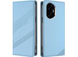 Custodia Per Honor 300, Custodia A Portafoglio In Finto Cuoio Con Slot Per Carte E Funzione Stand Hellblau