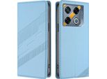 Custodia Per Infinix Gt 20 Pro, Custodia A Portafoglio In Finto Cuoio Con Slot Per Carte E Funzione Stand Hellblau
