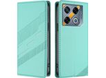 Custodia Per Infinix Gt 20 Pro, Custodia A Portafoglio In Finto Cuoio Con Slot Per Carte E Funzione Stand TüRkis