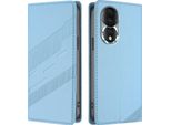 Custodia Per Honor 80, Custodia A Portafoglio In Finto Cuoio Con Slot Per Carte E Funzione Stand Hellblau