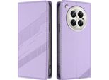 Custodia Per Infinix Zero 40 4G / Zero 40 5G, Custodia A Portafoglio In Finto Cuoio Con Slot Per Carte E Funzione Stand Violett