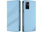 Custodia Per Infinix Note 8I, Custodia A Portafoglio In Finto Cuoio Con Slot Per Carte E Funzione Stand Hellblau