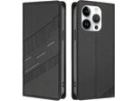 Custodia Per Iphone 14 Pro, Custodia A Portafoglio In Finto Cuoio Con Slot Per Carte E Funzione Stand Schwarz