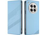 Custodia Per Infinix Zero 40 4G / Zero 40 5G, Custodia A Portafoglio In Finto Cuoio Con Slot Per Schede E Funzione Stand Hellblau