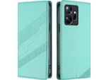 Custodia Per Infinix Zero 20, Custodia A Portafoglio In Finto Cuoio Con Slot Per Schede E Funzione Stand TüRkis