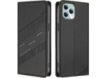 Custodia Per Blackview A95, Custodia A Portafoglio In Finto Cuoio Con Slot Per Schede E Funzione Stand Schwarz
