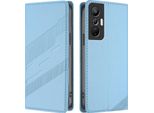 Custodia Per Infinix Hot 20S, Custodia A Portafoglio In Finto Cuoio Con Slot Per Carte E Funzione Stand Hellblau