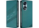 Custodia Per Honor 70 Pro, Custodia A Portafoglio In Finto Cuoio Con Slot Per Carte E Funzione Stand GrüN