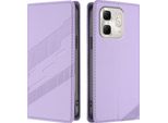 Custodia Per Infinix Hot 50I/Smart 9/Smart 9 Hd, Custodia A Portafoglio In Finto Cuoio Con Slot Per Schede E Funzione Stand Violett