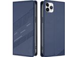 Custodia Per Iphone 11 Pro Max, Custodia A Portafoglio In Finto Cuoio Con Slot Per Carte E Funzione Stand Blau