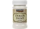 Dekor Paint Pittura A Gesso Bianco Crema - Bianco Crema 100Ml - Pentart