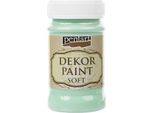 Dekor Paint Vernice A Gesso Verde - Menta 100Ml - Pentart