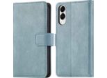 Custodia Per Cellulare Imoshion Per Samsung Galaxy S25 Edge - Flip Cover Libreria Flip - Blu Chiaro