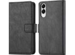 Custodia Per Cellulare Imoshion Per Samsung Galaxy S25 Edge - Cover Flip A Libro - Nero