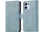 Imoshion Custodia Per Cellulare Per Oppo Reno 13 - Flip Cover Bookcase Flip - Azzurro