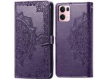 Custodia Oppo Reno 13 Pro - Pelle Finta - Flip Cover Imoshion - Viola