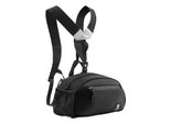 Qunature Borsa Da Cintura Zaino Da Marsupio All'aperto 7.9L Marsupio Regolabile, Nero
